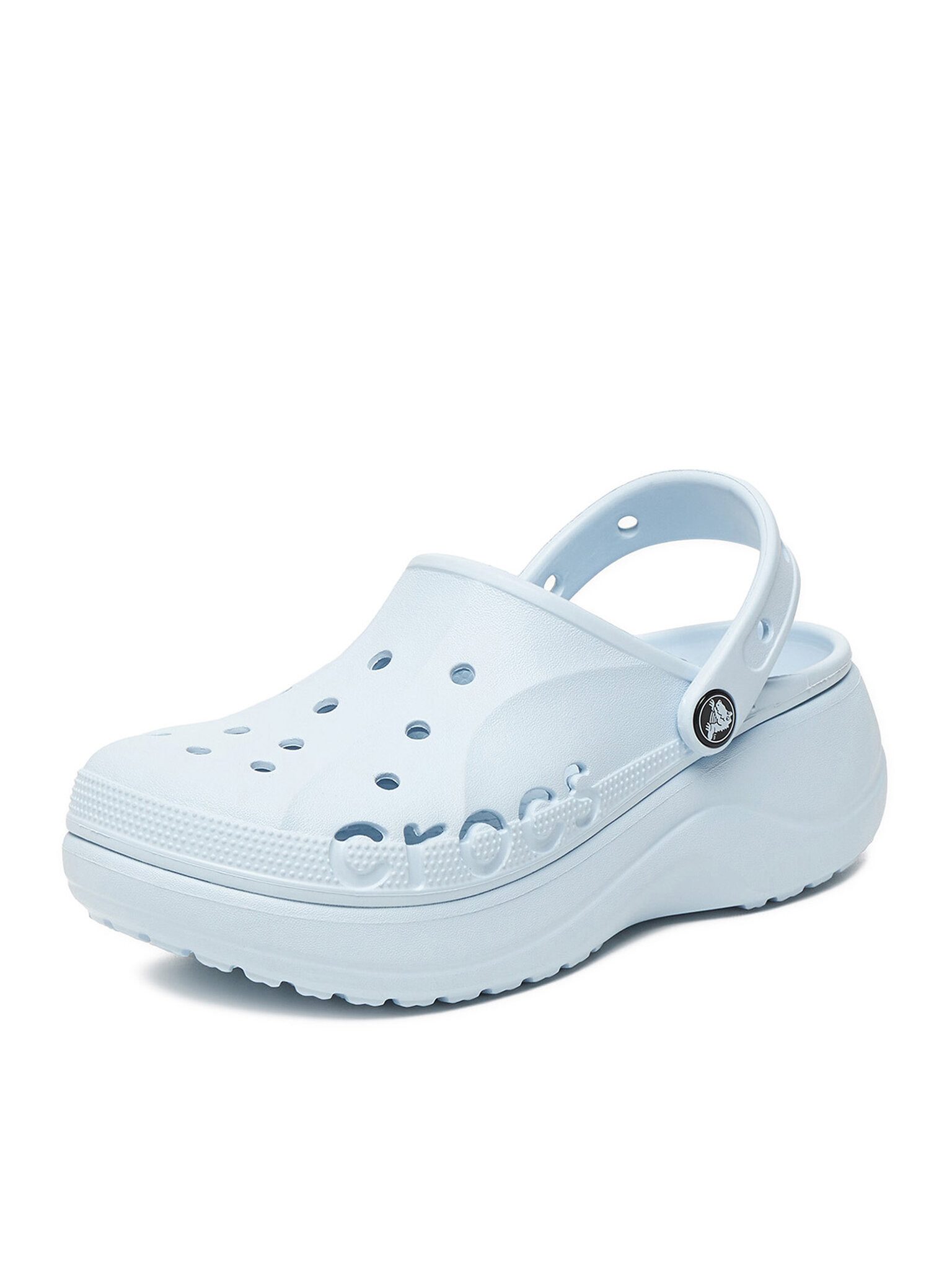 Crocs Crocs Damen Flip-Flops Crocs-C-BAYA PLATFORM CLOG 208186-4JQ Blau Blau Badepantolette