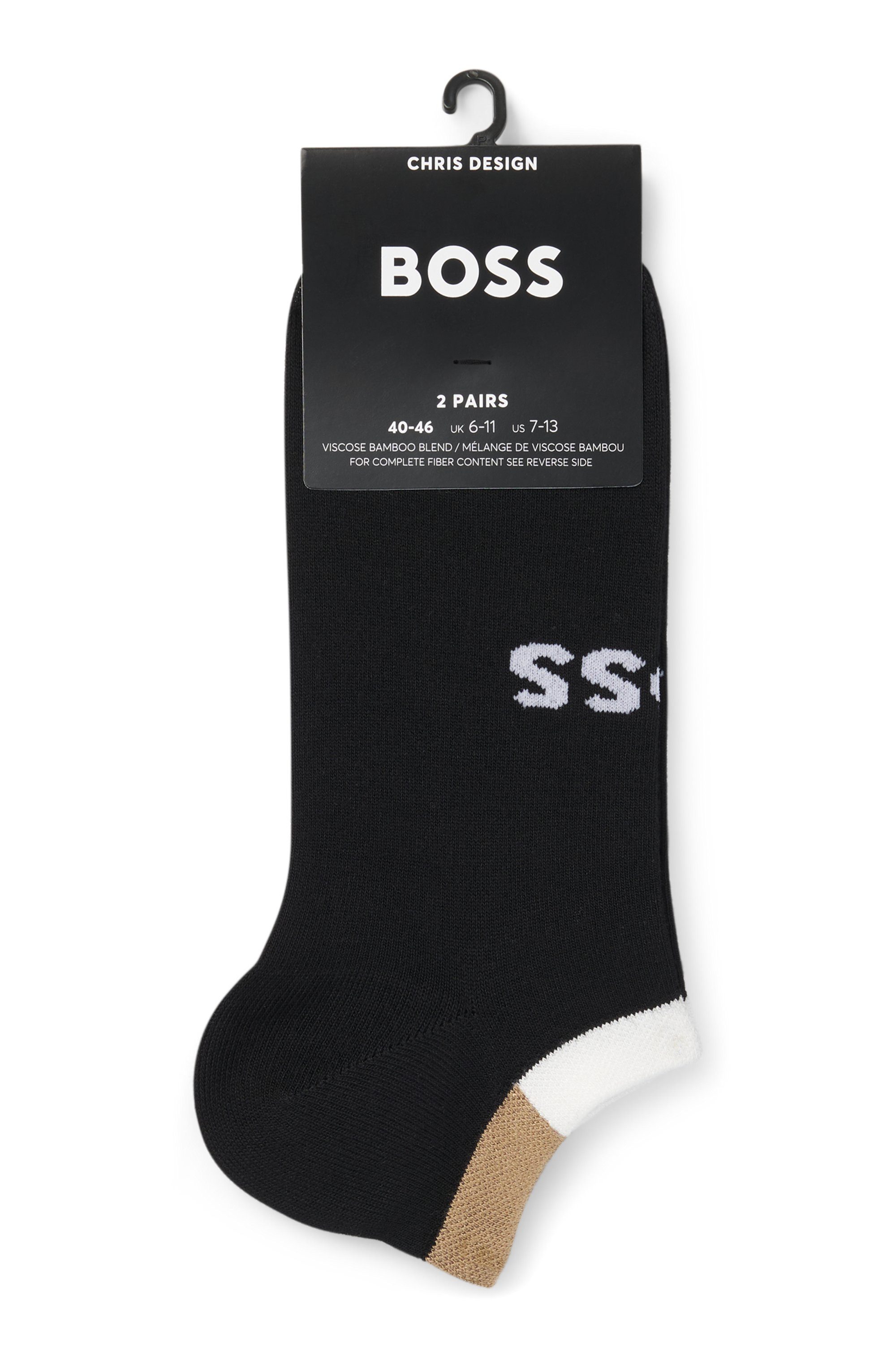 BOSS Sneakersocken 2PAS Design VIBamboo