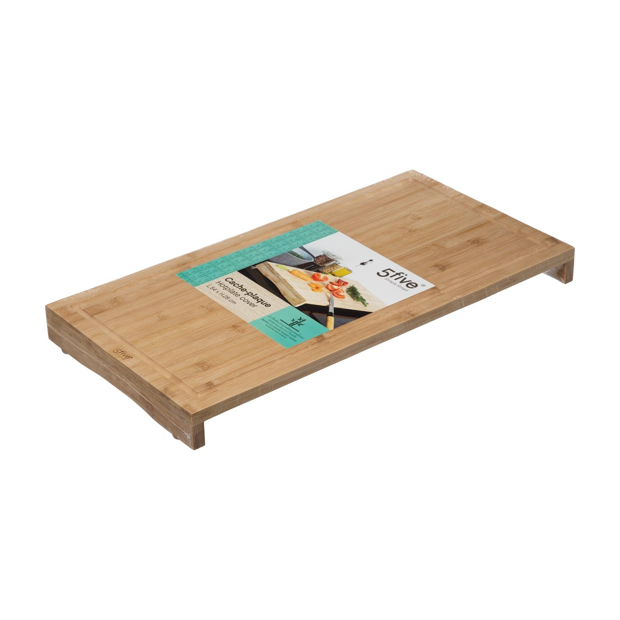 5five Simply Smart Schneidebrett Schneidebrett aus Bambus, 52 x 28 cm, Bambus, (einzeln)