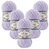 5 x ALIZE Velluto 146 Lilac