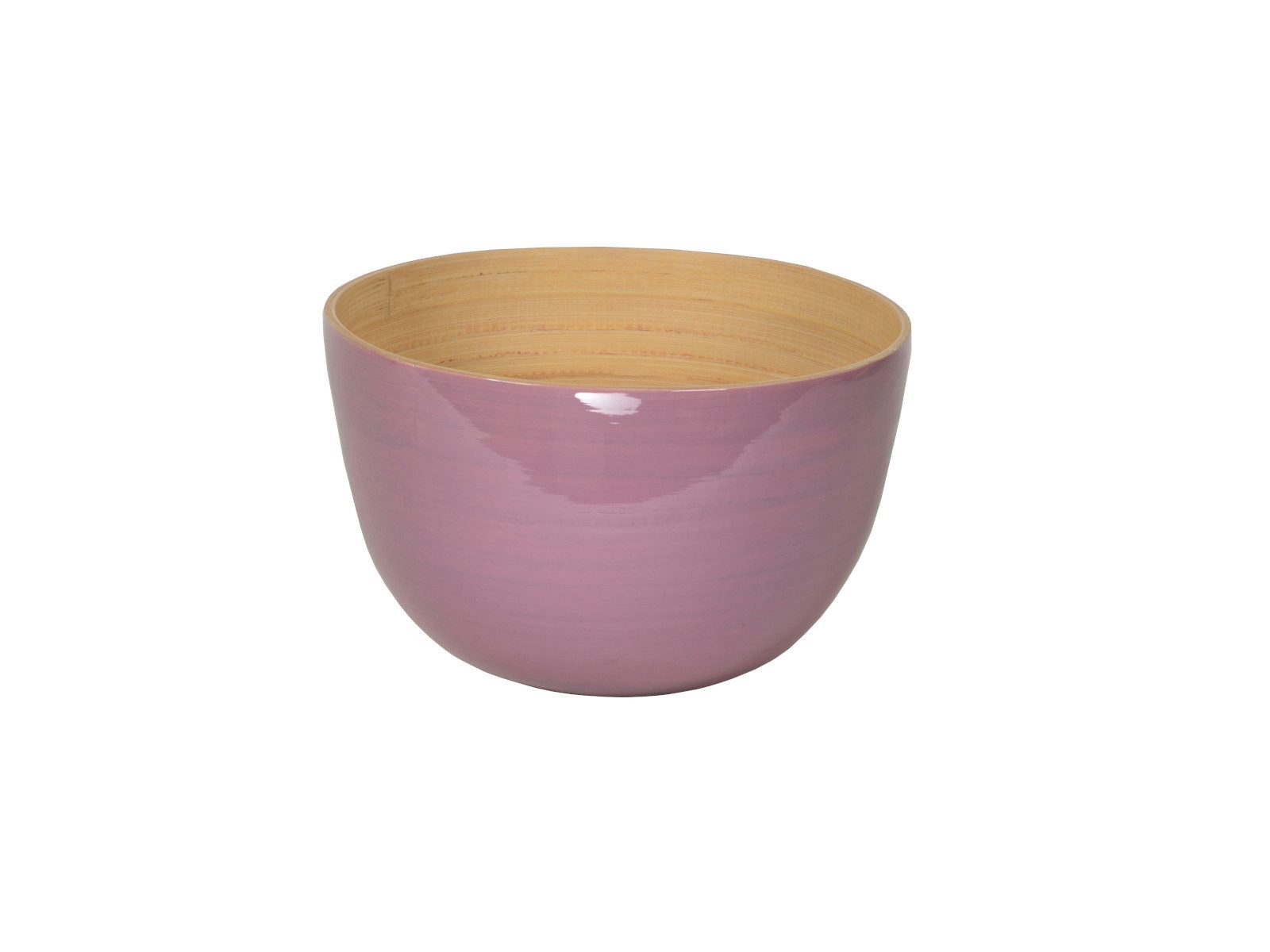 albert l. (punkt) Schüssel L. (punkt) Bambus-Schüssel mauve 22 x 14 cm, Bambus, (Schüsseln & Schalen), Schüssel 22x14