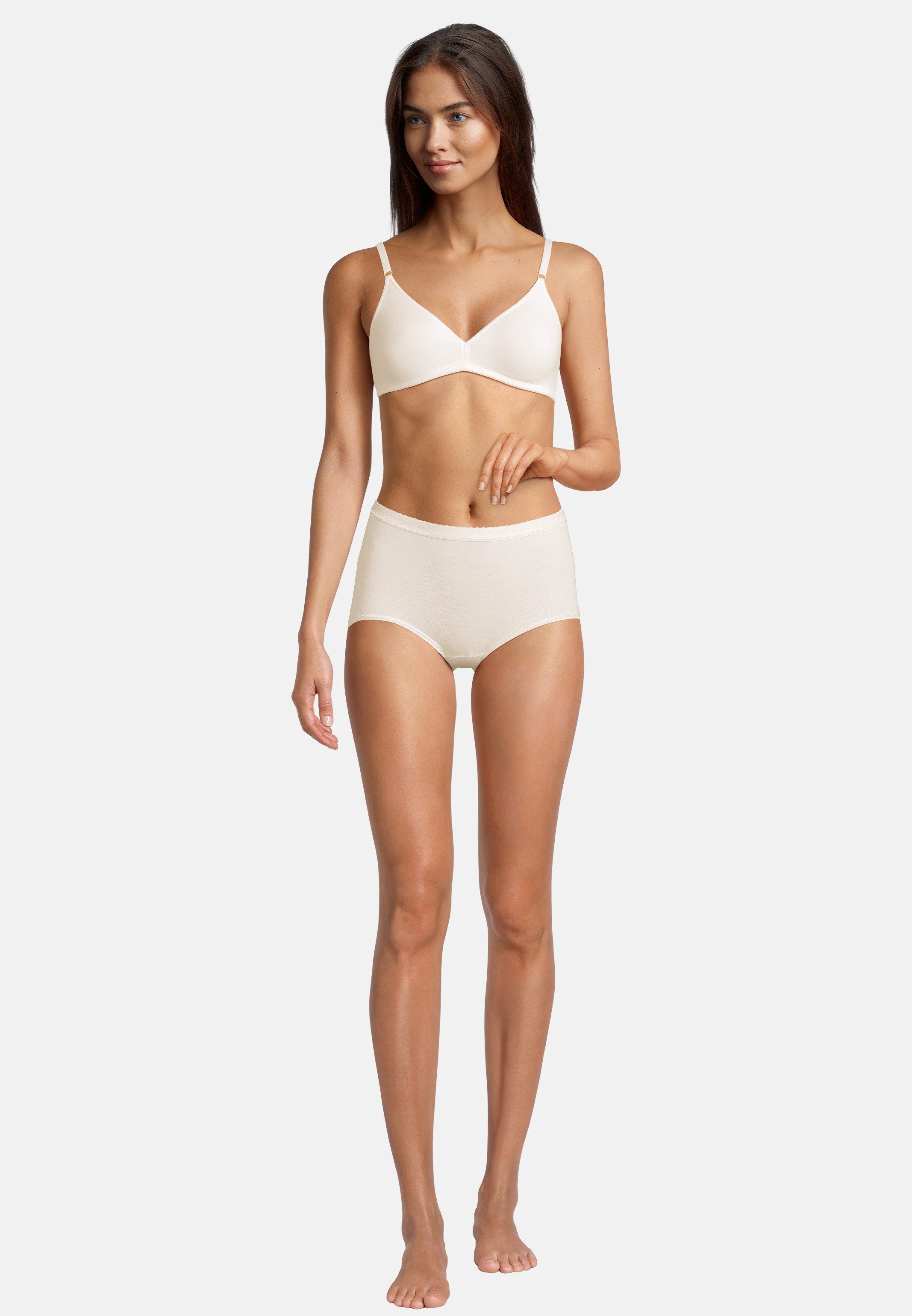 Nina Von C. Taillenslip 6er Pack Slipboutique (Spar-Set, 6-St) Taillen Slip - Baumwolle - Atmungsaktiv