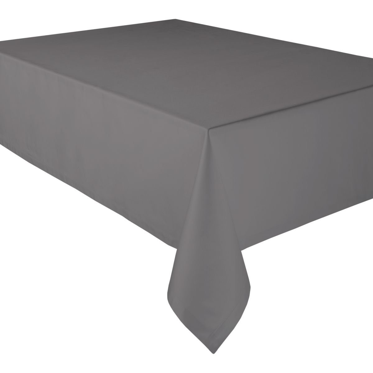 Curt Bauer Tischdecke Tischwäsche-Satin Gent platin 130 cm x 225 cm