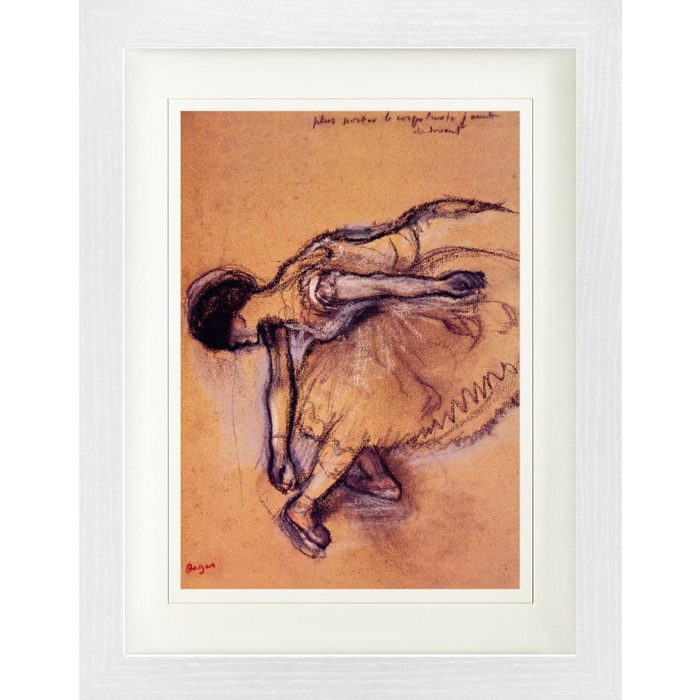 1art1 Bild mit Rahmen Edgar Degas - Tänzerin