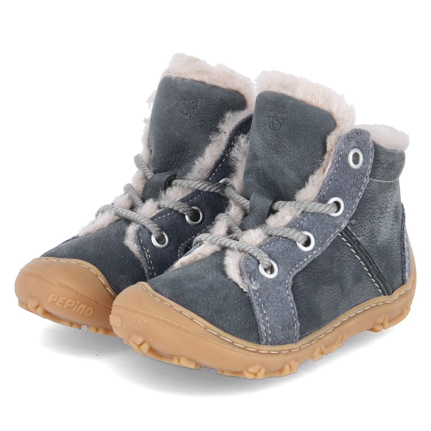 Pepino Pepino 50 1500103/140 Jungen Rauleder blau Winterboots