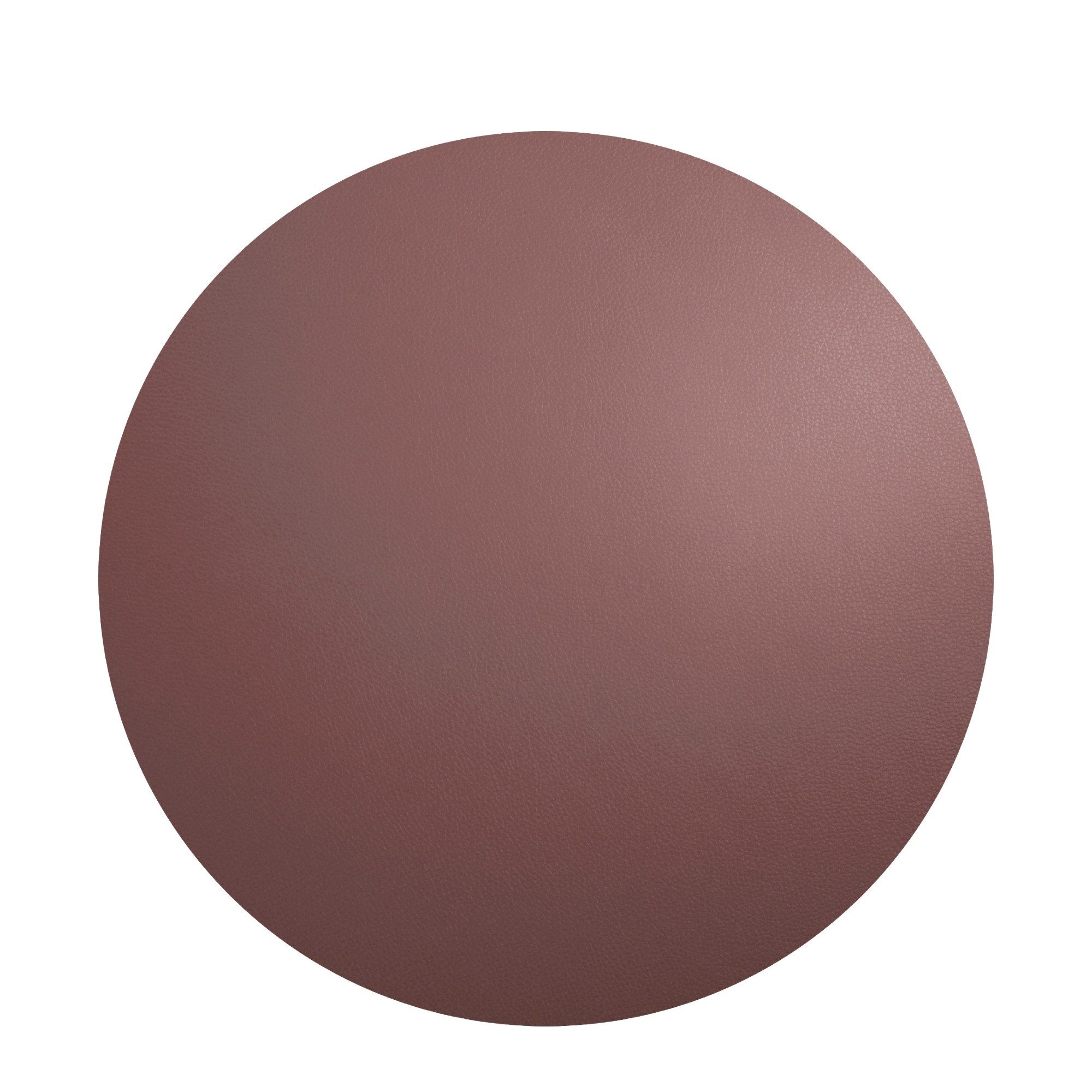 ASA SELECTION Platzset ASA Selection leather optic Tischset rund, plum Ø38 günstig online kaufen