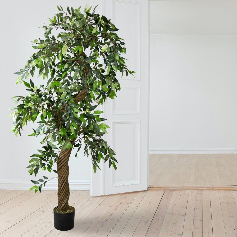 Decovego, Decovego Kunstpflanze Pflanze Kunstbaum Eukalyptus Eukalyptusbaum 165 Künstliche cm