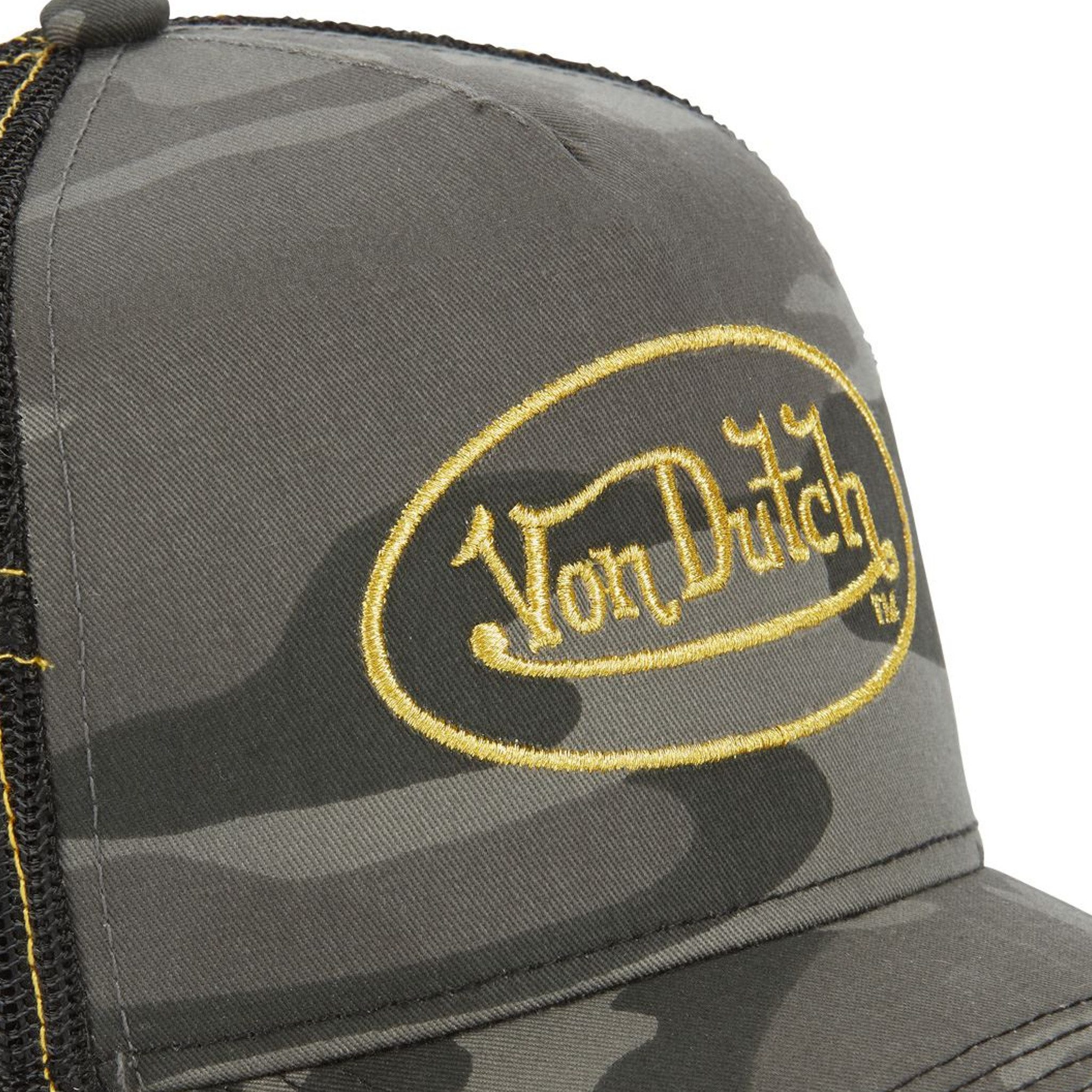 Von Dutch Trucker Cap Von Dutch Originals Trucker Cap - LOGO Camouflage Mesh (Basecap, Basecap, Meshcap, Trucker Kappe)