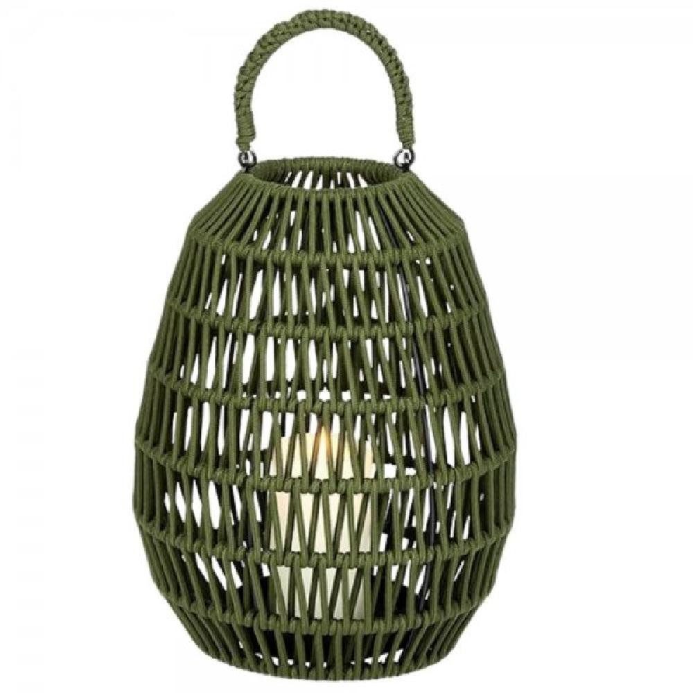 Windlicht Laterne Cahaya Outdoor Kordel Olive Groß (47cm)
