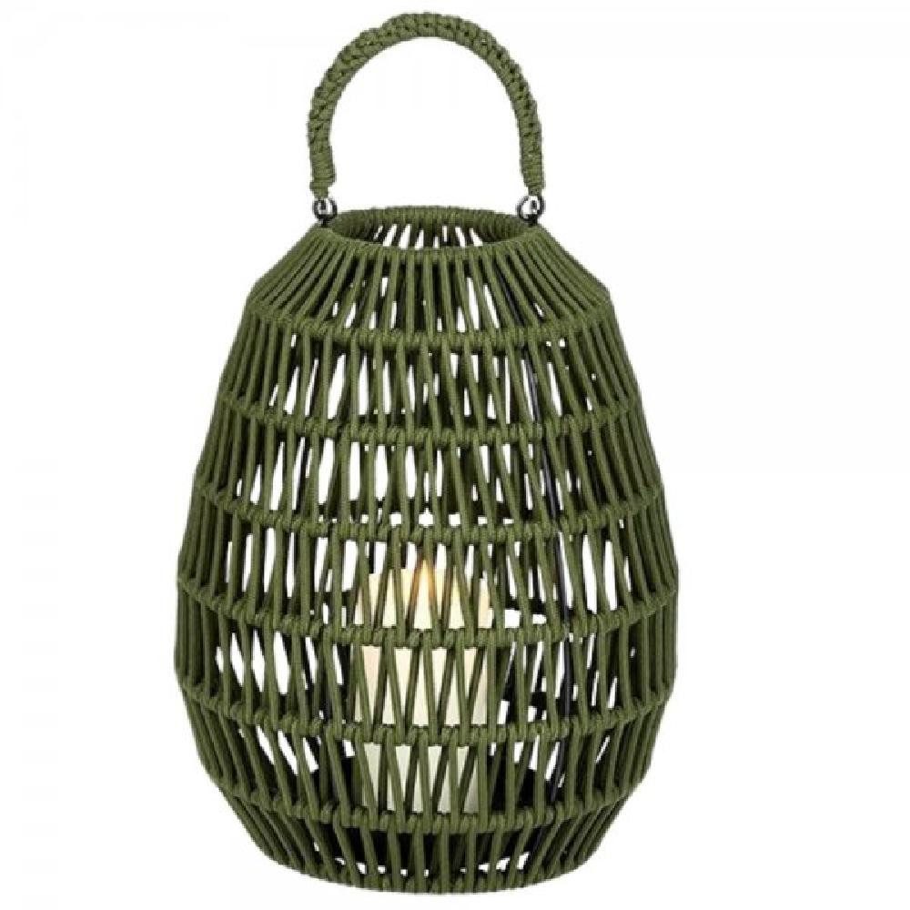 Lambert Windlicht Laterne Cahaya Outdoor Kordel Olive Klein (37cm)