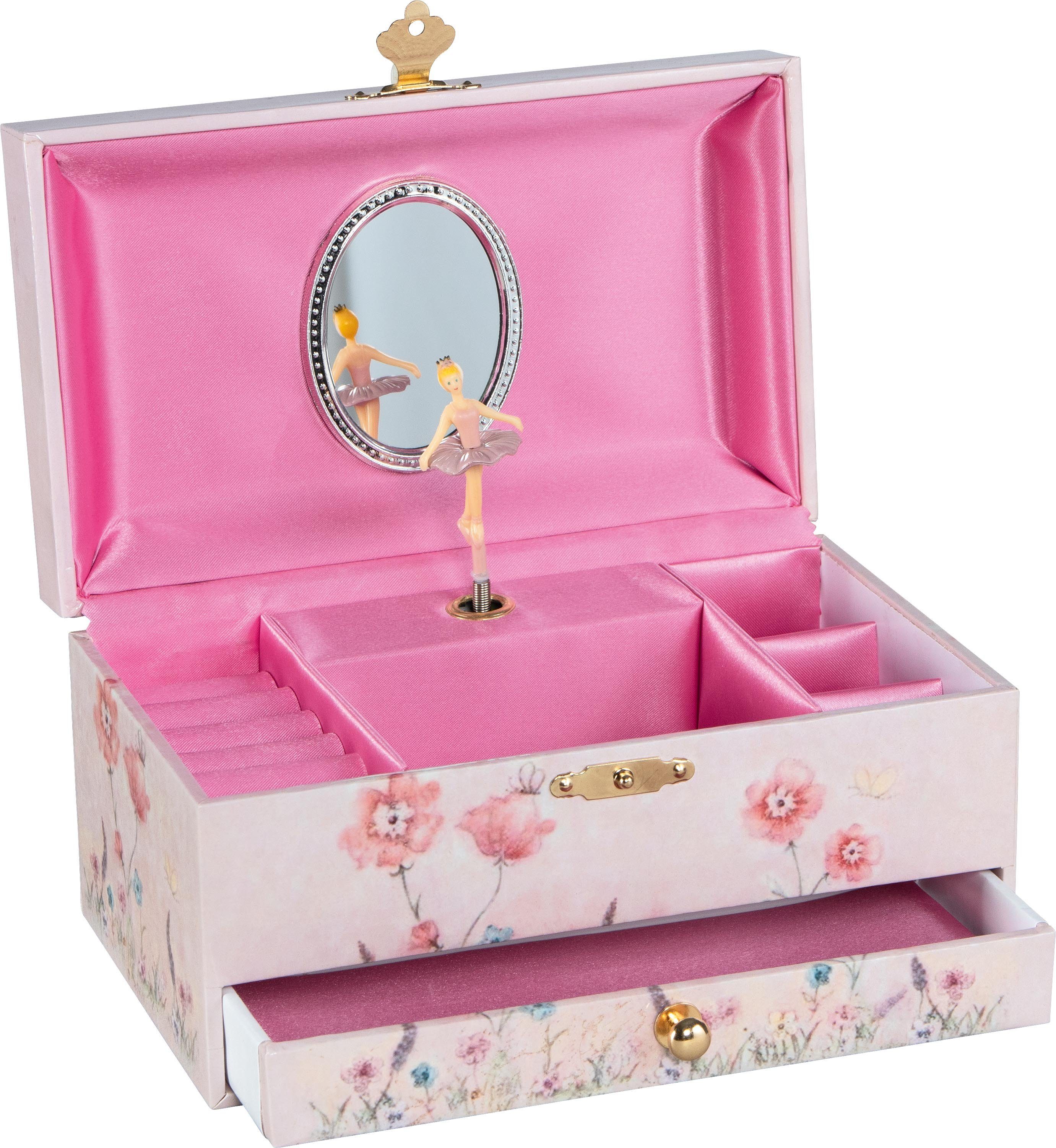 goki Spieluhr Musikspieldose Elfe, spielt beim Öffnen "Schwanensee" günstig online kaufen