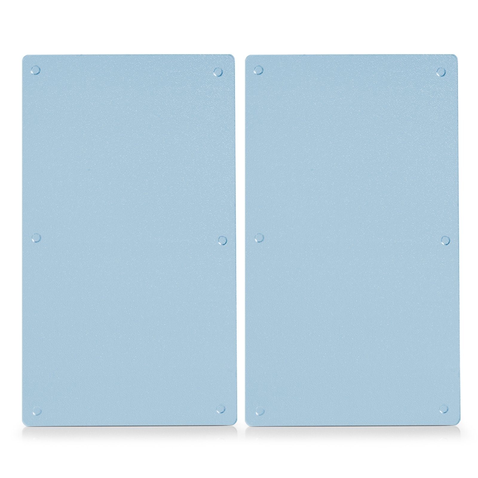Neuetischkultur Schneide- und Abdeckplatte Herdabdeckplatten Set 2-tlg., Glas Transparent, Glas, (Stück, 2 tlg) | Herdabdeckplatten