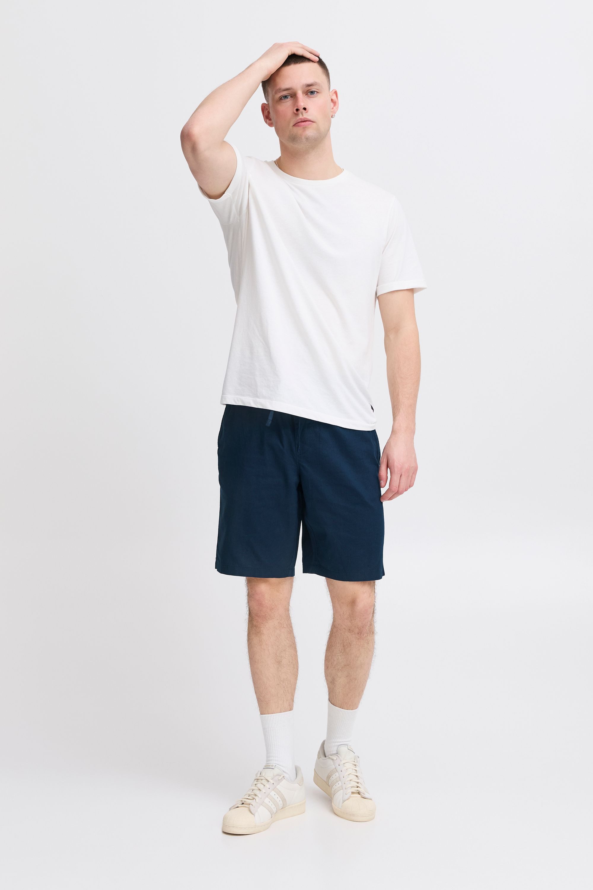 Blend Leinenhose BHVolk Casual Shorts aus Leinenmix