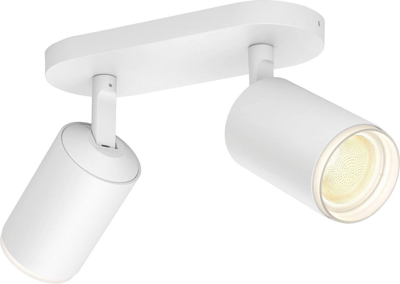 Philips Hue LED Flutlichtstrahler Fugato, Leuchtmittel wechselbar, Farbwechsler Dimmfunktion