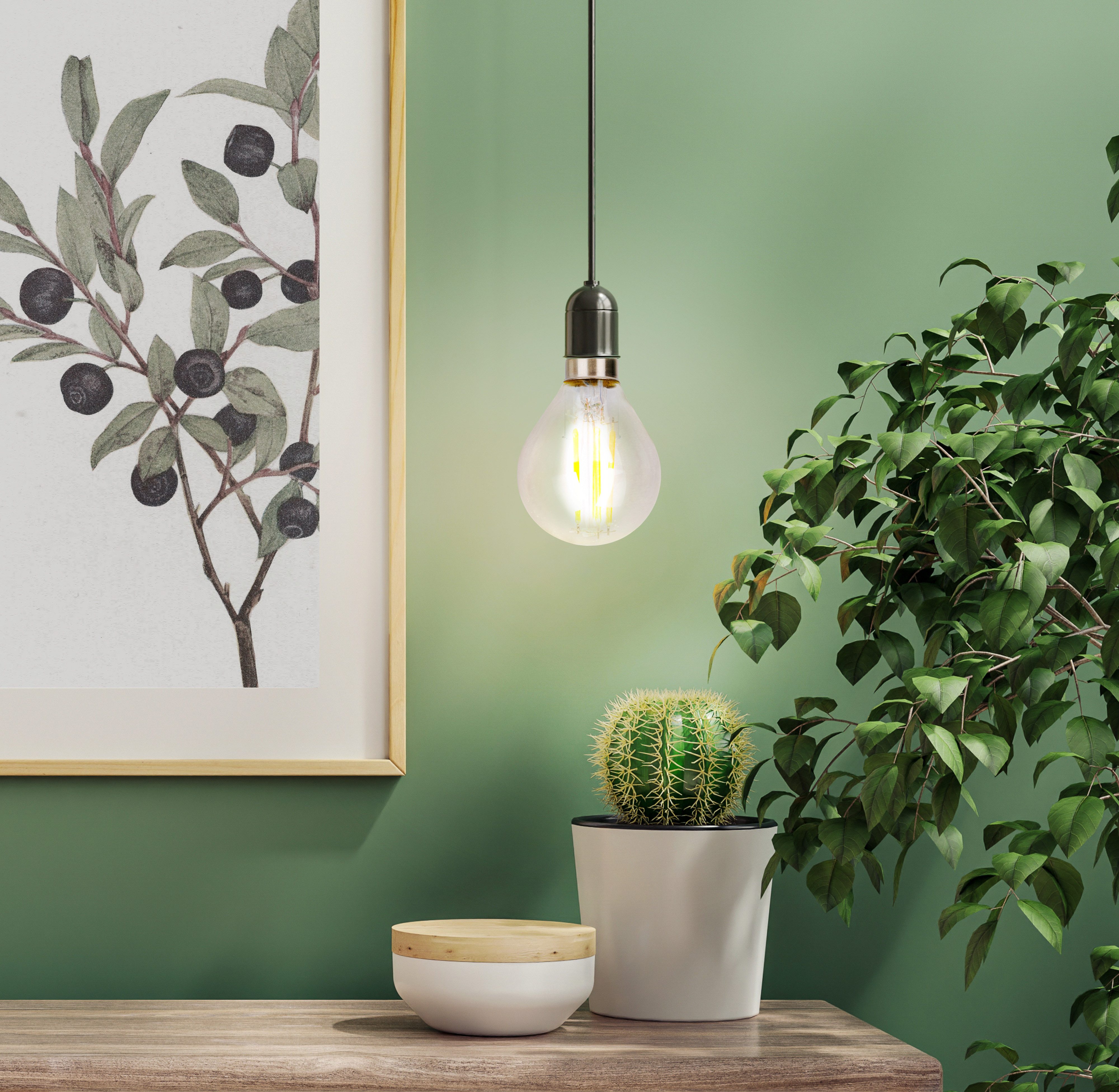 näve LED-Leuchtmittel Daffy, E14, 6 St., Warmweiß, 6er Set, LED in warmweiß, E14, dimmbar, Farbe klar, D: 4,5cm, H: 8cm