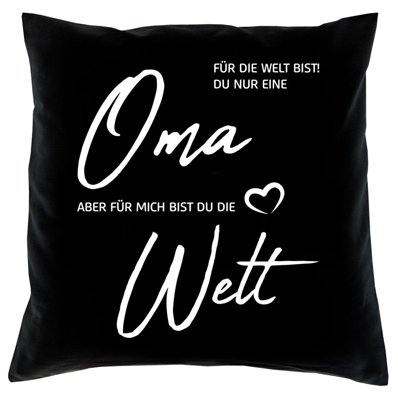 Soreso® Dekokissen Kissen + Urkunde Geschenk Oma zum Geburtstag Muttertag Weihnachten, Geburtstagsgeschenk Weihnachtsgeschenk Muttertagsgeschenk