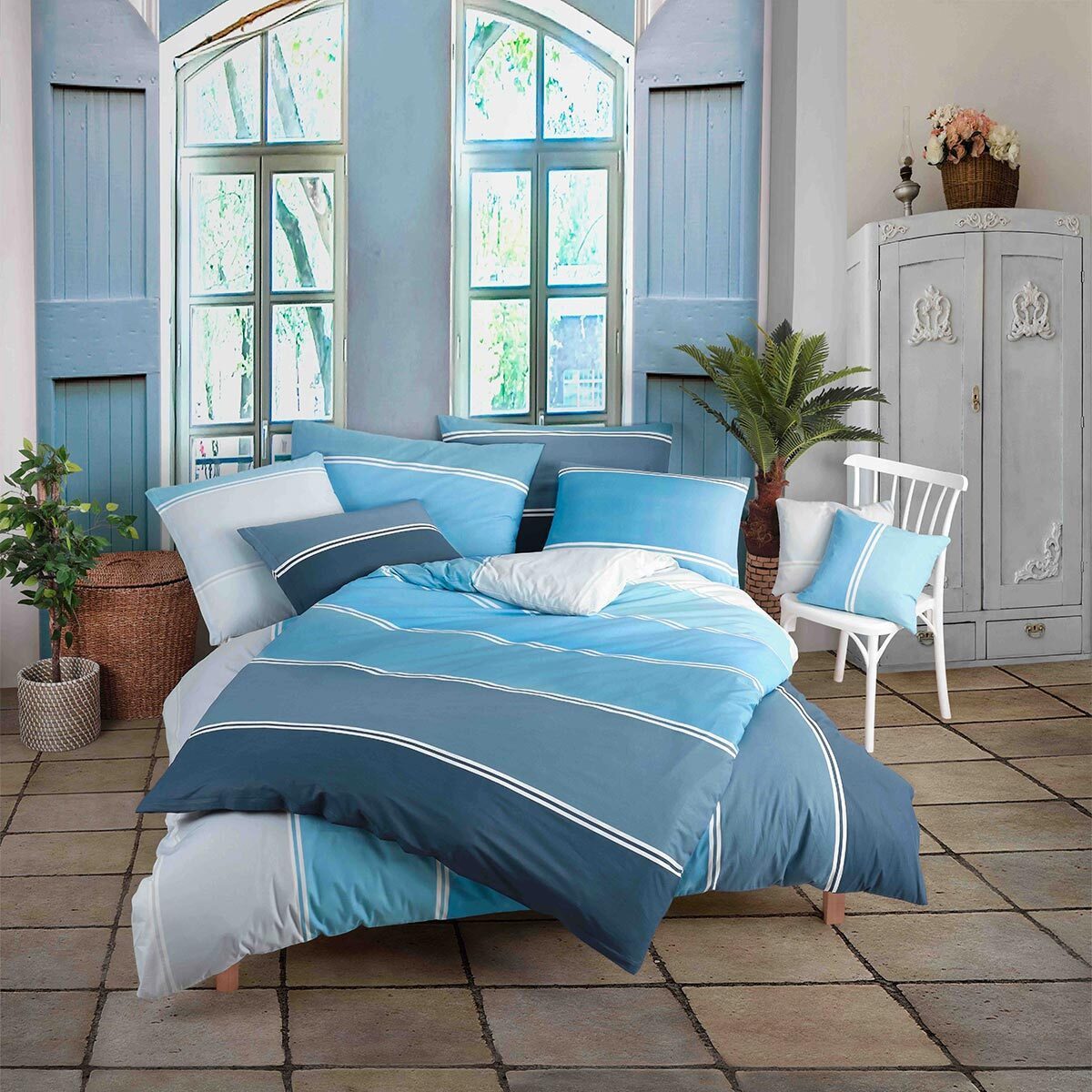TRAUMSCHLAF Bettwäsche Aqua, Renforce, 2 teilig, günstig online kaufen