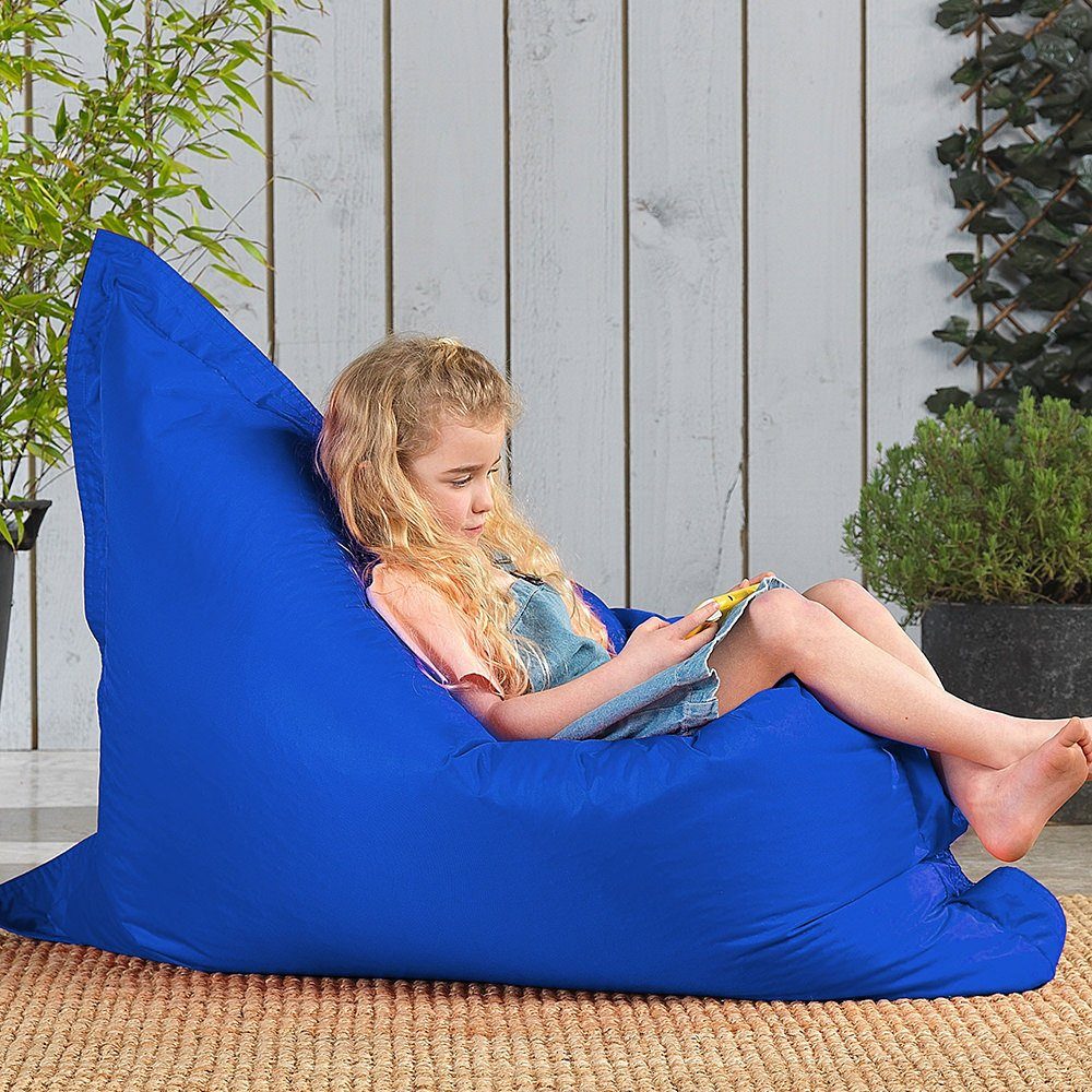 Veeva Sitzsack Reisensitzsack Outdoor blau für Kinder