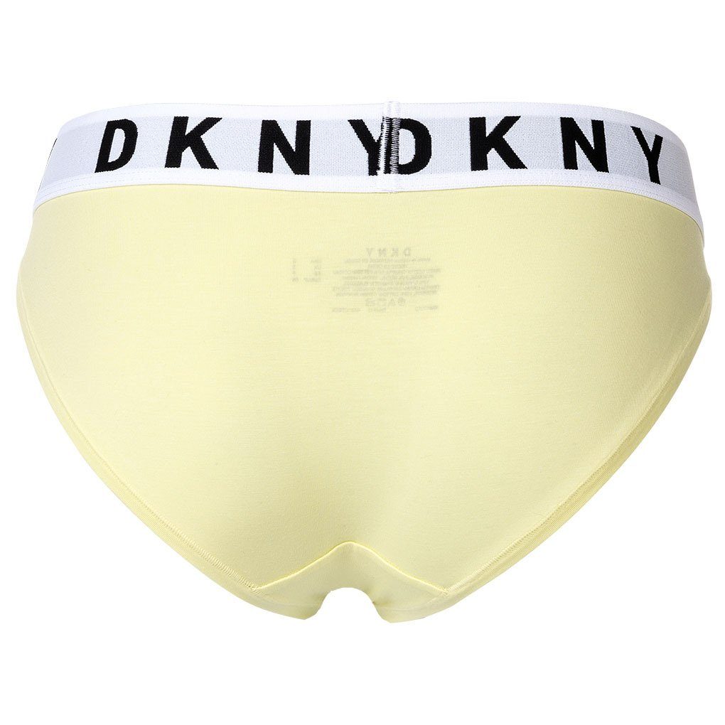Damen - Cotton Slip Gelb DKNY Brief, Modal Stretch Panty