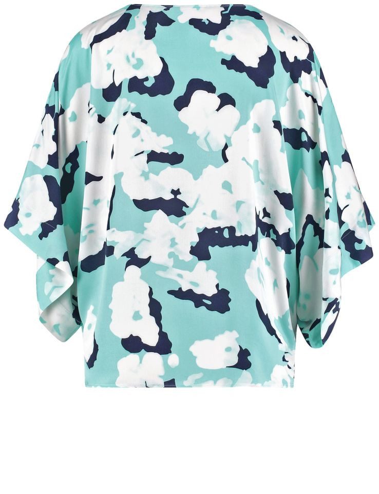 Taifun Kurzarmbluse – Bluse mit All-Over-Print günstig online kaufen