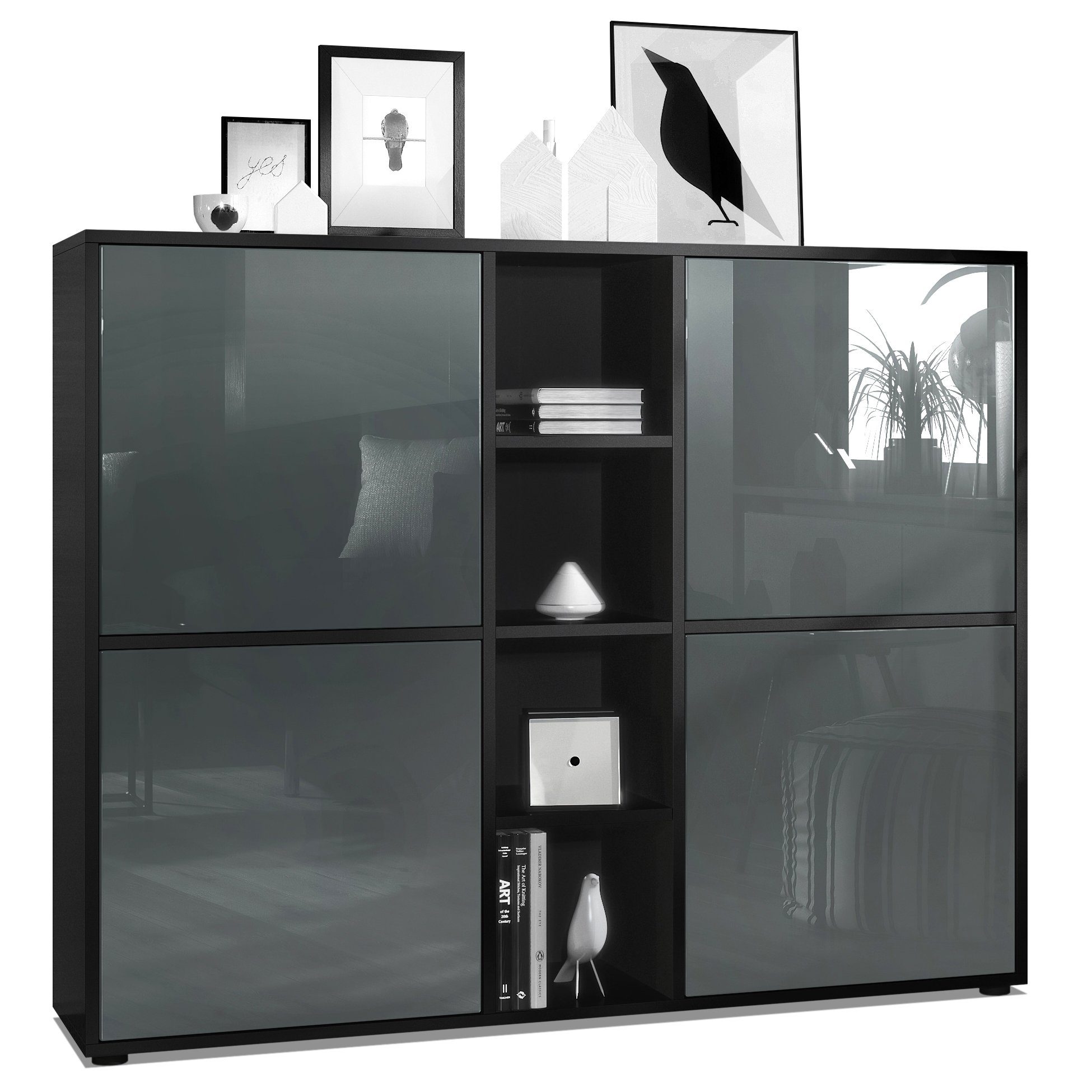 Vladon Highboard Cuba V3 (Highboard, Schrank günstig online kaufen