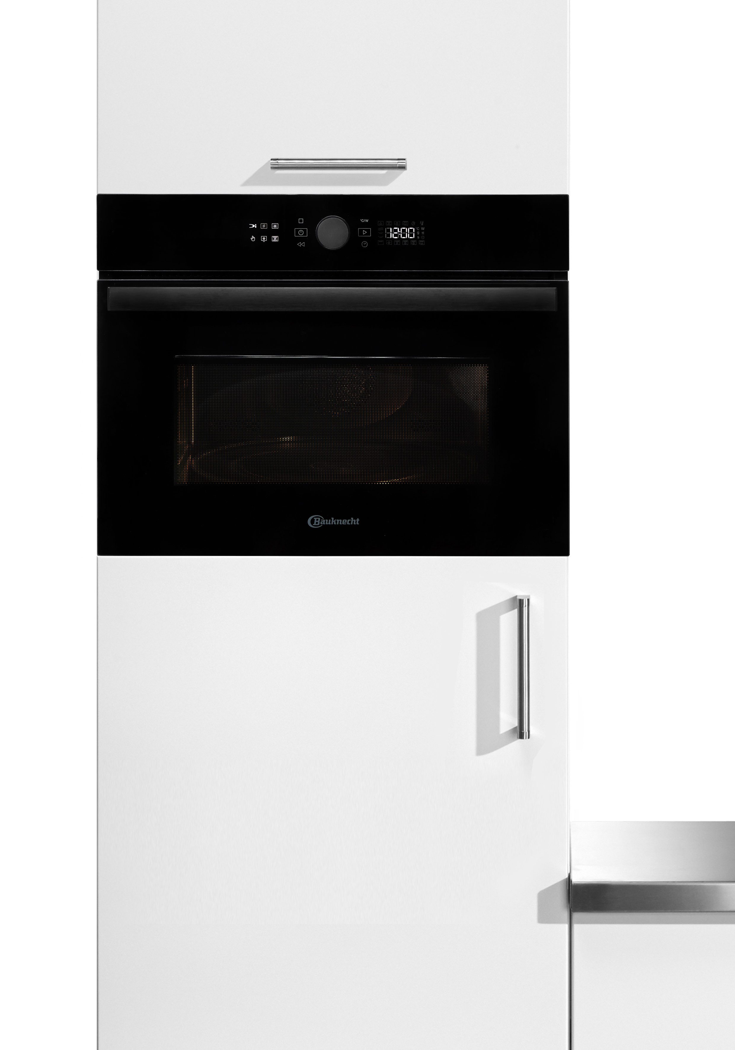 BAUKNECHT Backofen mit Mikrowelle BMW47DMK, Backofen und Mikrowelle mit Crisp & CrispFry-Funktion