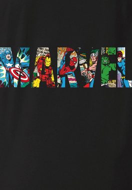 LOGOSHIRT T-Shirt Marvel Comic Colour Logo mit coolem Print