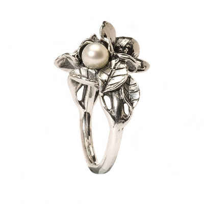 Trollbeads Fingerring Weißdorn mit Perle Ring, TAGRI-00222