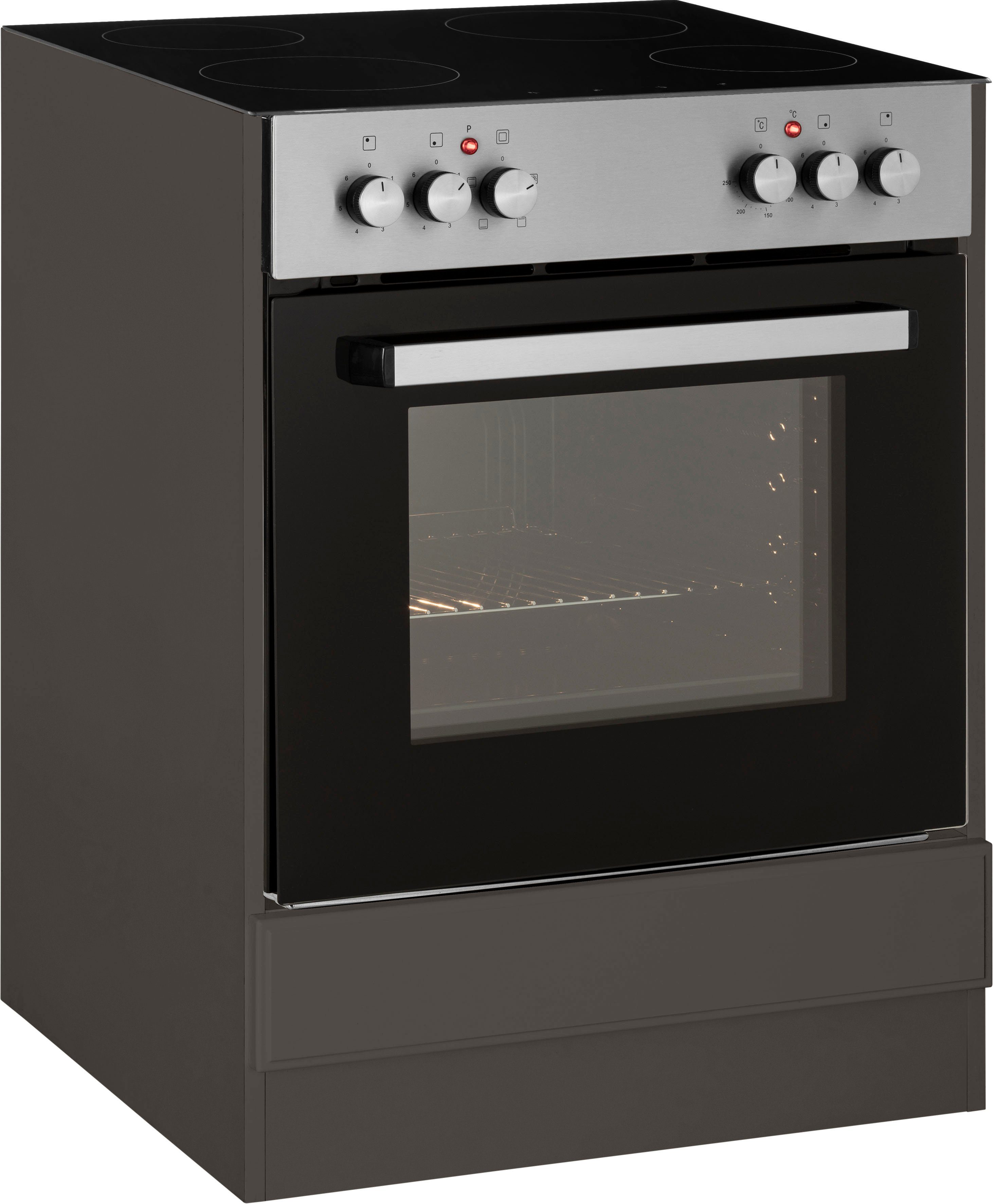 wiho Küchen Herdumbauschrank Erla 60 cm breit mit Kassettenfront, ohne Arbe günstig online kaufen