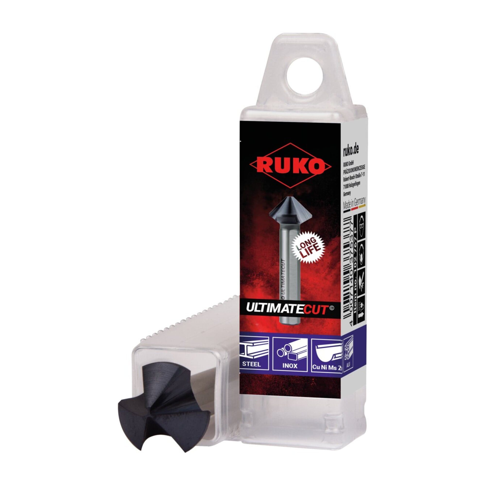 Ruko Kegelsenker Ruko ULTIMATECUT Kegel- und Entgratsenker HSS RUnaTEC DIN 335 Form C 9