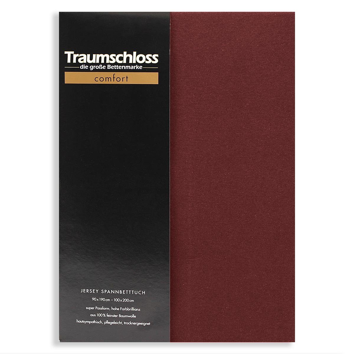 Traumschloss Spannbettlaken Comfort, Jersey, Gummizug: rundum, (1 Stück), 1 günstig online kaufen