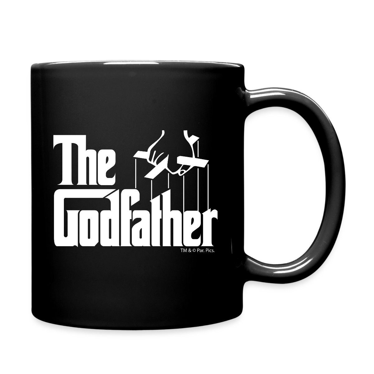 Spreadshirt Tasse Der Pate The Godfather Logo Marionette Tasse Einfarbig, Keramik