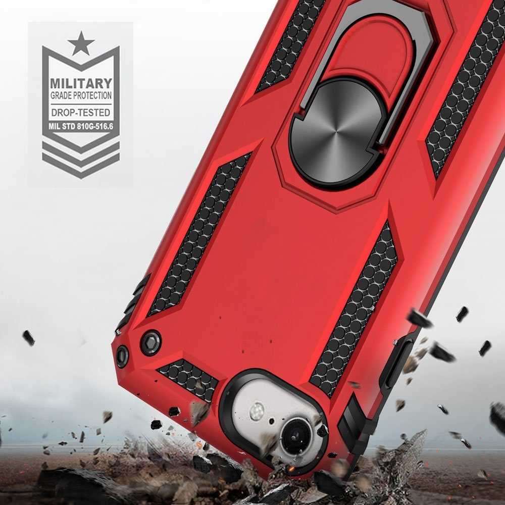 FITSU Handyhülle Handyhülle für iPhone 8 Hülle Outdoor Case 4,7 Zoll, Robuste Handyhülle stabile Schutzhülle Cover Case mit Kamera Slider
