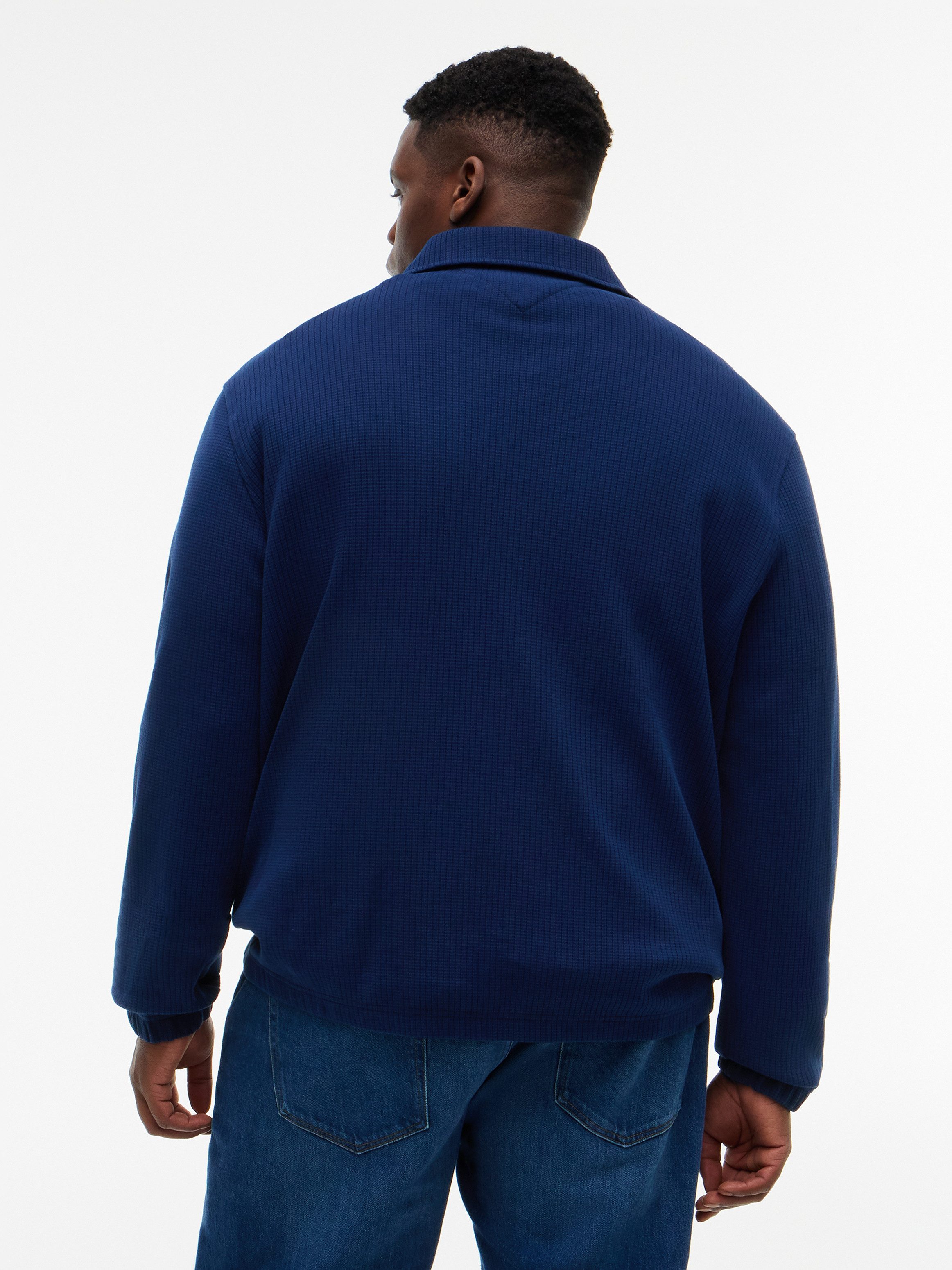 Tommy Hilfiger Big & Tall Strickjacke BT-SUMMER TEXTURE IVY JACKET Große Größen