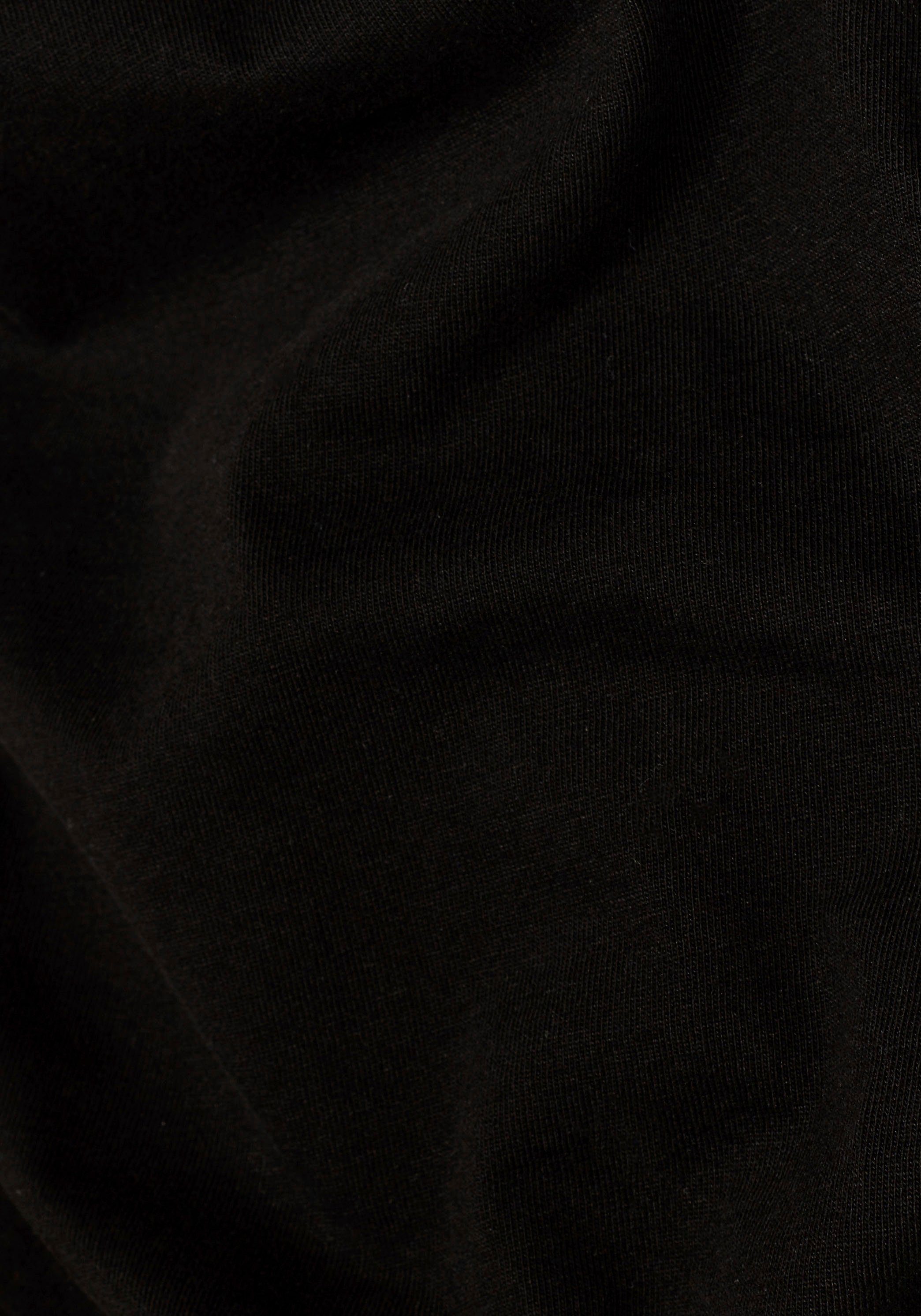 Lash kleinem Stitching T-Shirt black G-Star Logo mit RAW