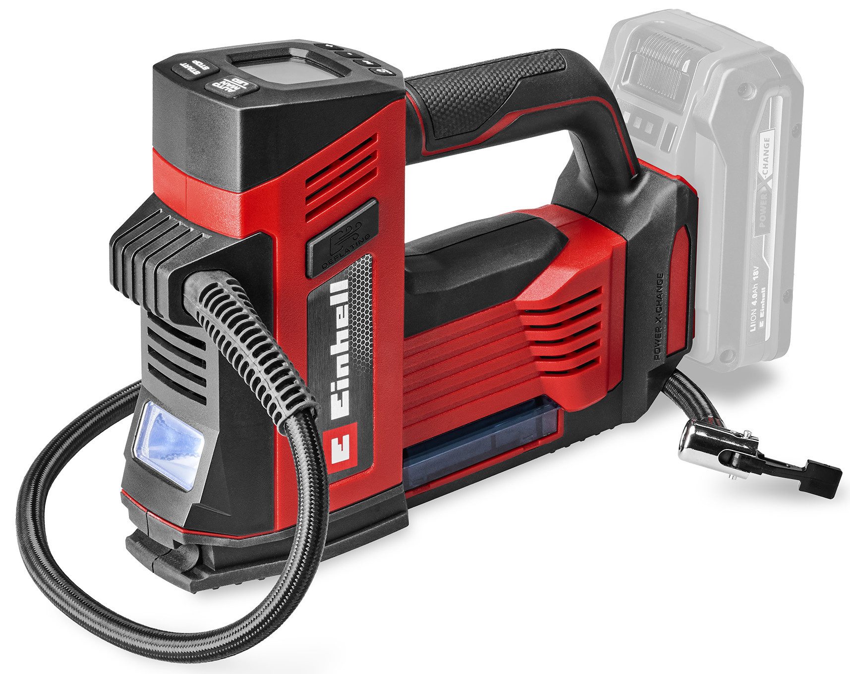 Einhell Akku-Handkompressor CE-CC 18/23 D Li-Solo, max. 11 bar, ohne Akku, ohne Ladegerät