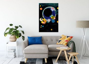 Pixxprint Leinwandbild Wassily Kandinsky - Einige Kreise, Wassily Kandinsky - Einige Kreise (1 St), Leinwandbild fertig bespannt, inkl. Zackenaufhänger