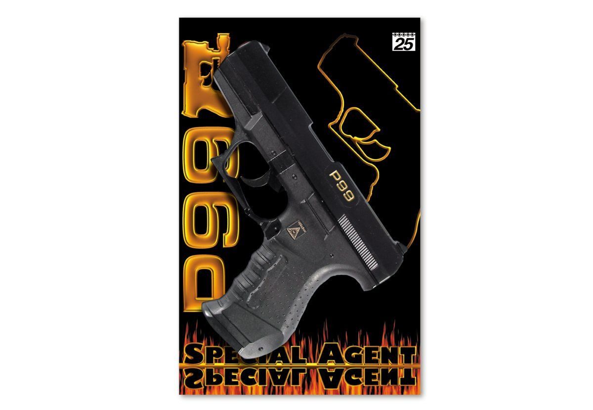 Sohni Wicke Kostüm Sohni-Wicke - Special Agent P99 25-Schuß Pistole