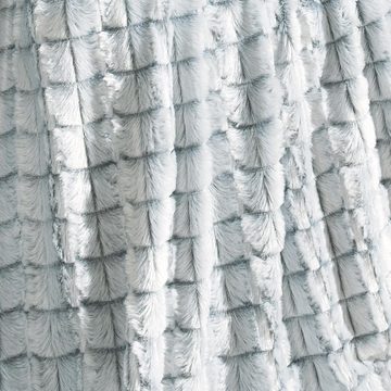 Bettwäsche Masha Winter Bettgarnitur Fell Imitat warm 135x200cm grau, aqua-textil, Polyester, 2 teilig