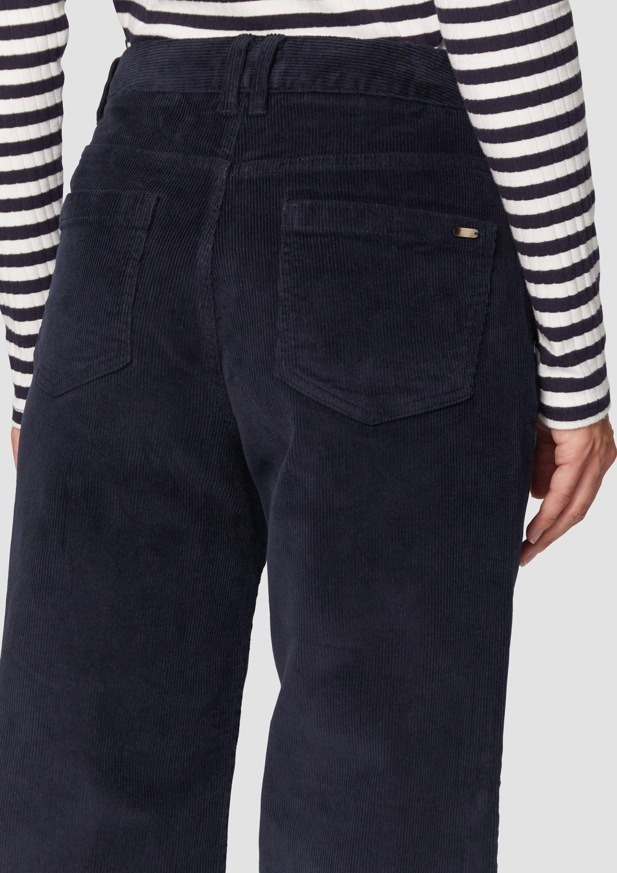 s.Oliver Culotte Hose Elastische Culotte aus Cord