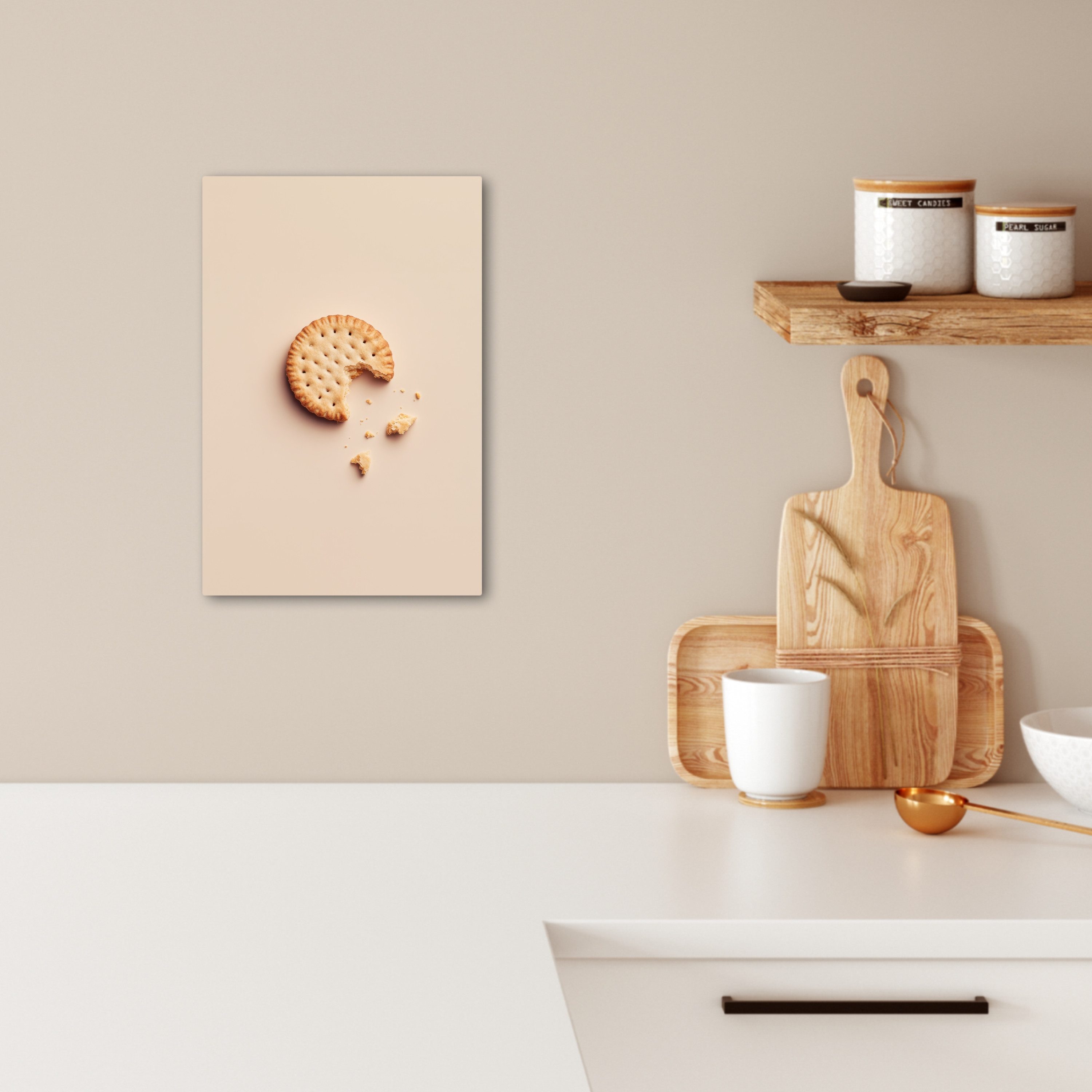 OneMillionCanvasses® Leinwandbild Keks - Krümel - günstig online kaufen