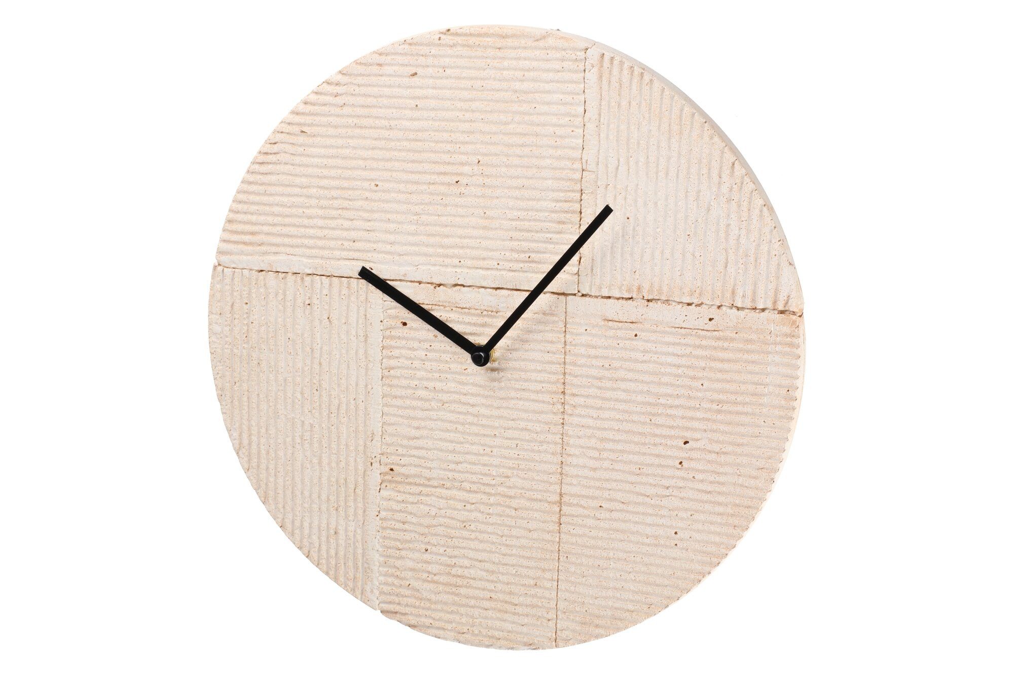 4LIVING Wanduhr Zementuhr ALEX, Ø 36,5 cm