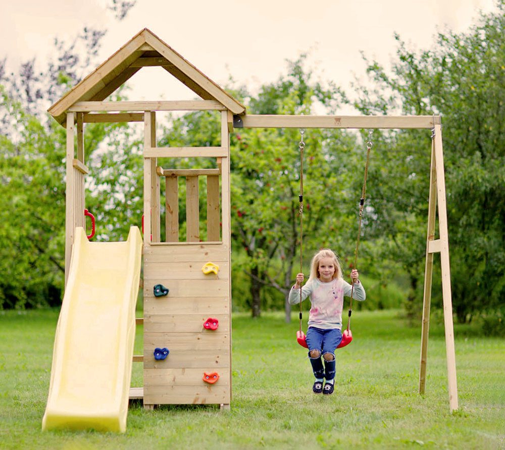 Wendi Toys Klettergerüst Pelikan, (1-St), Für Kinder ab 4 Jahren, Traglast 100 KG, LxHxB 280x270x270cm