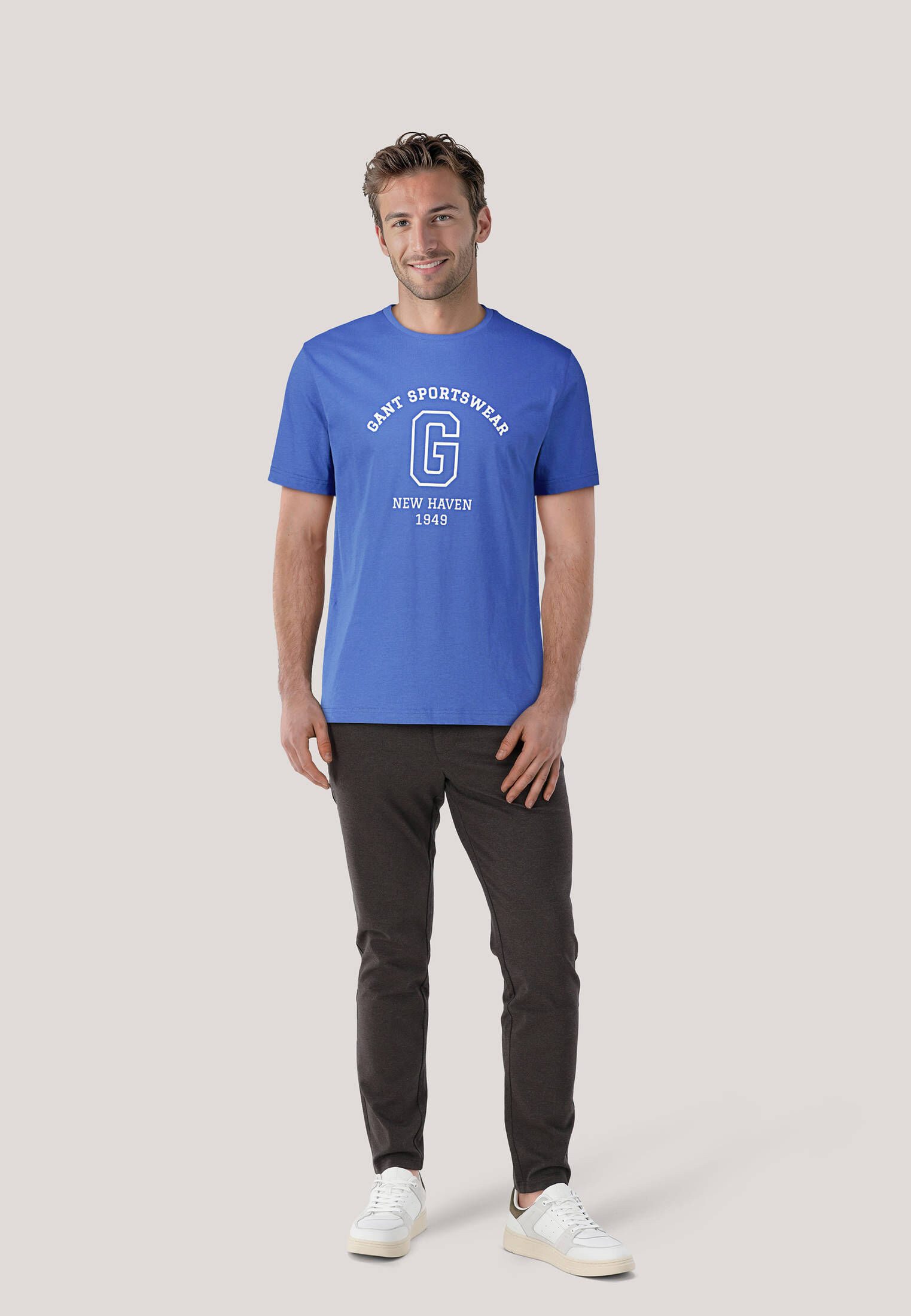 Gant T-Shirt Herren T-Shirt aus Baumwolle günstig online kaufen