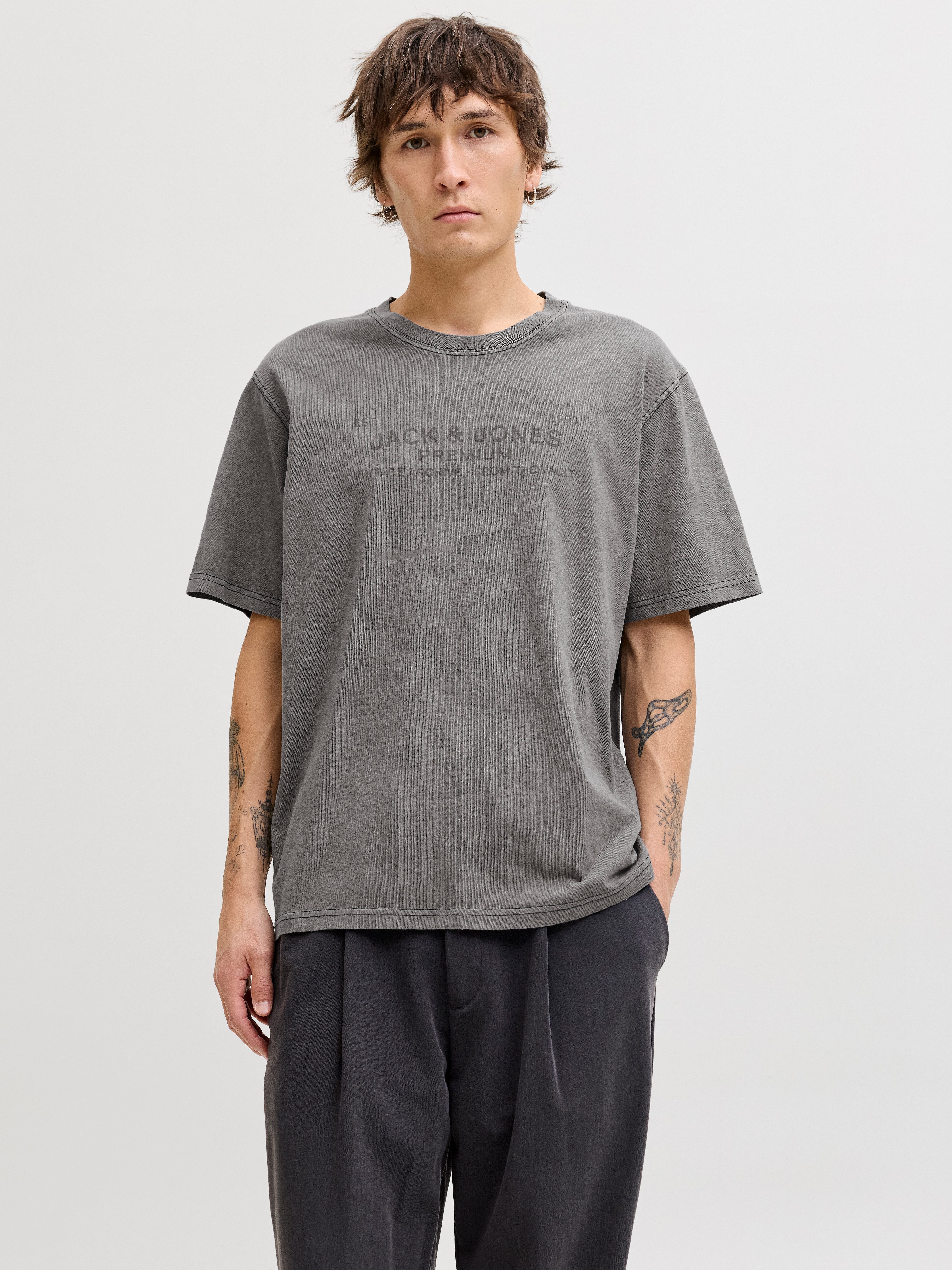 Jack & Jones T-Shirt JPRBLUAIDEN SS TEE Baumwolle, regular fit günstig online kaufen
