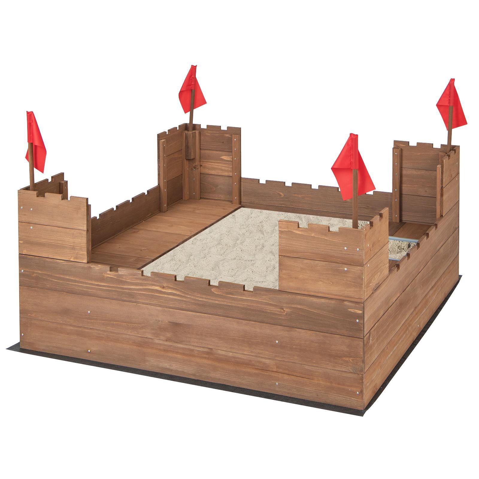 KOMFOTTEU Sandkasten Sandbox, 116 × 113 günstig online kaufen