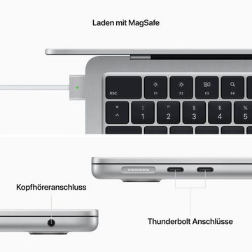 Apple MacBook Air Notebook (34,46 cm/13,6 Zoll, Apple M2 M2, 8-Core GPU, 512 GB SSD)