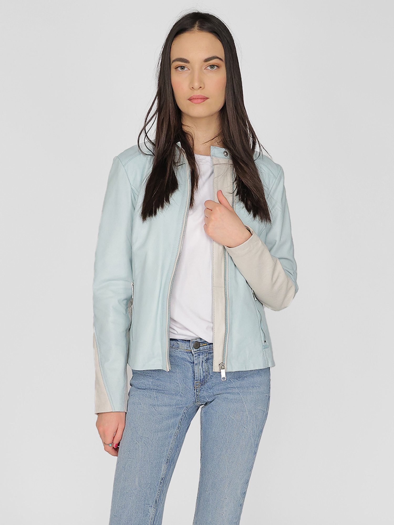 42021107 Lederjacke Maze