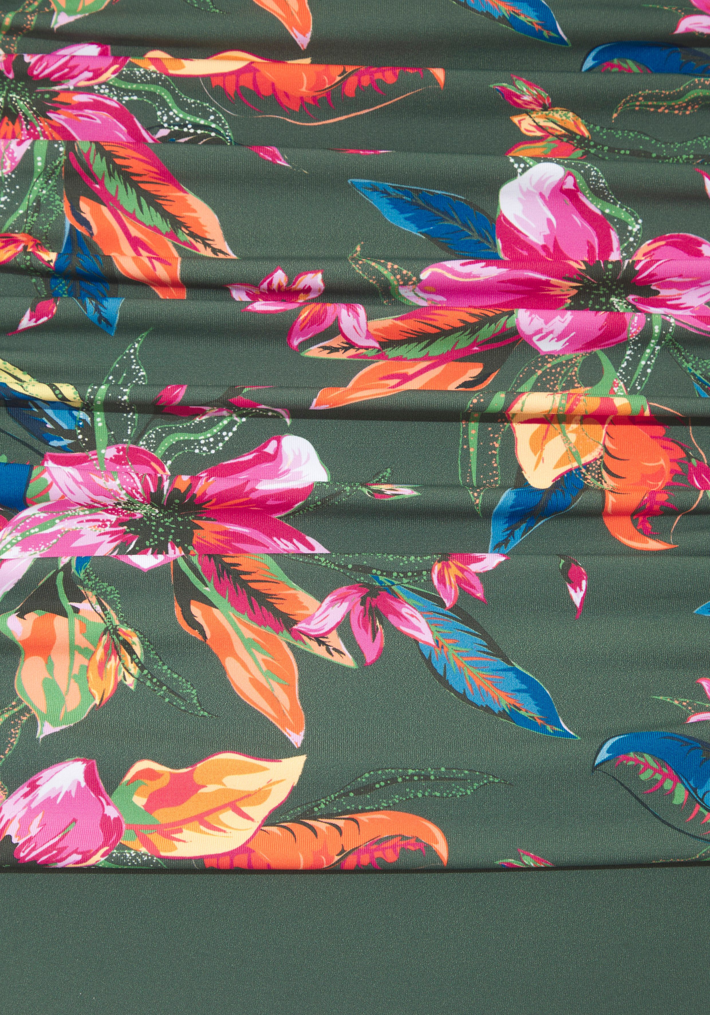 LASCANA Badeanzug Malia mit tropischem Print und Shaping-Effekt
