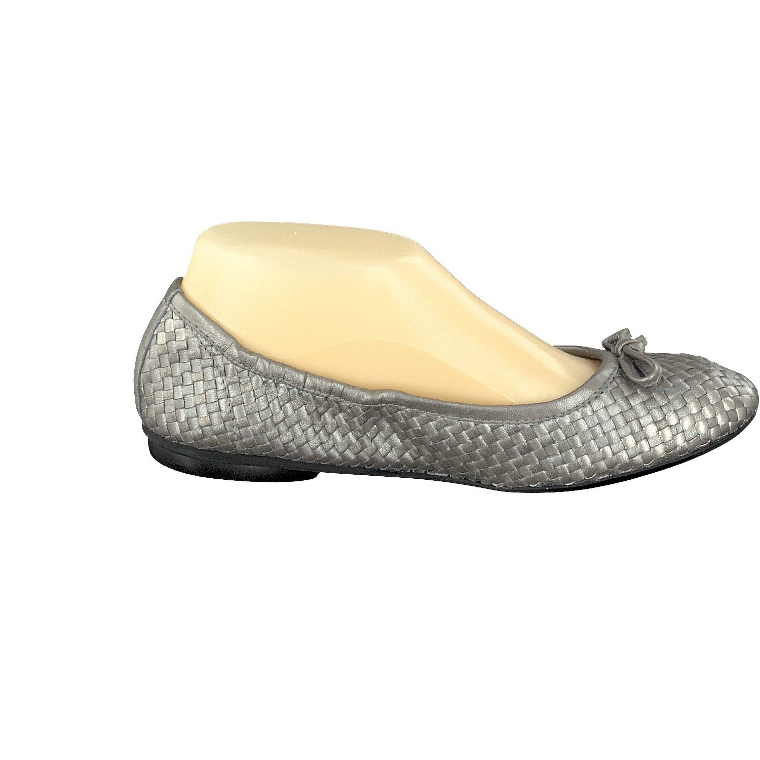 Allan K Allan K CAPRI Flecht-Leder-Schuhe Geschlossene Ballerinas Schlappen